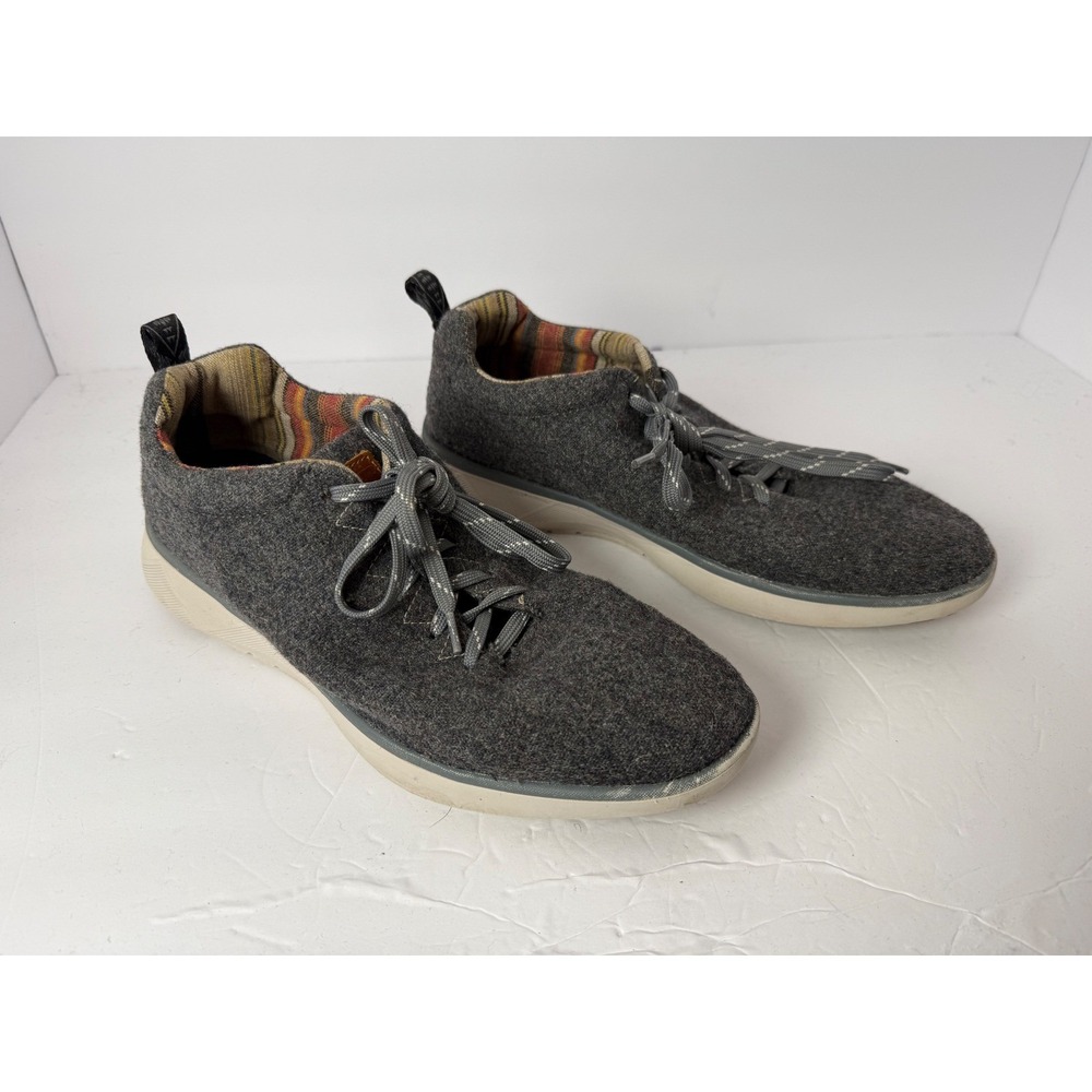 Pendleton Mens Charcoal Grey Wool Vibram Sole Sneakers PWF19L05-034 Size 10 US